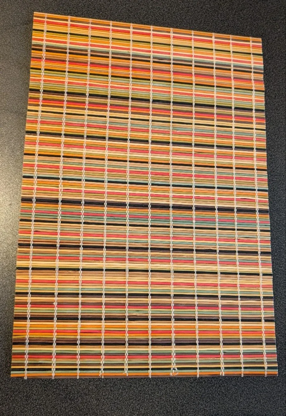 (12) placemats and (2) 6' table runners